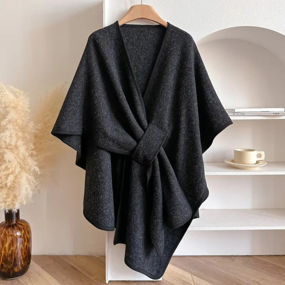 Skanto | Luksuriøs Poncho Vindproof Sjalkåpe