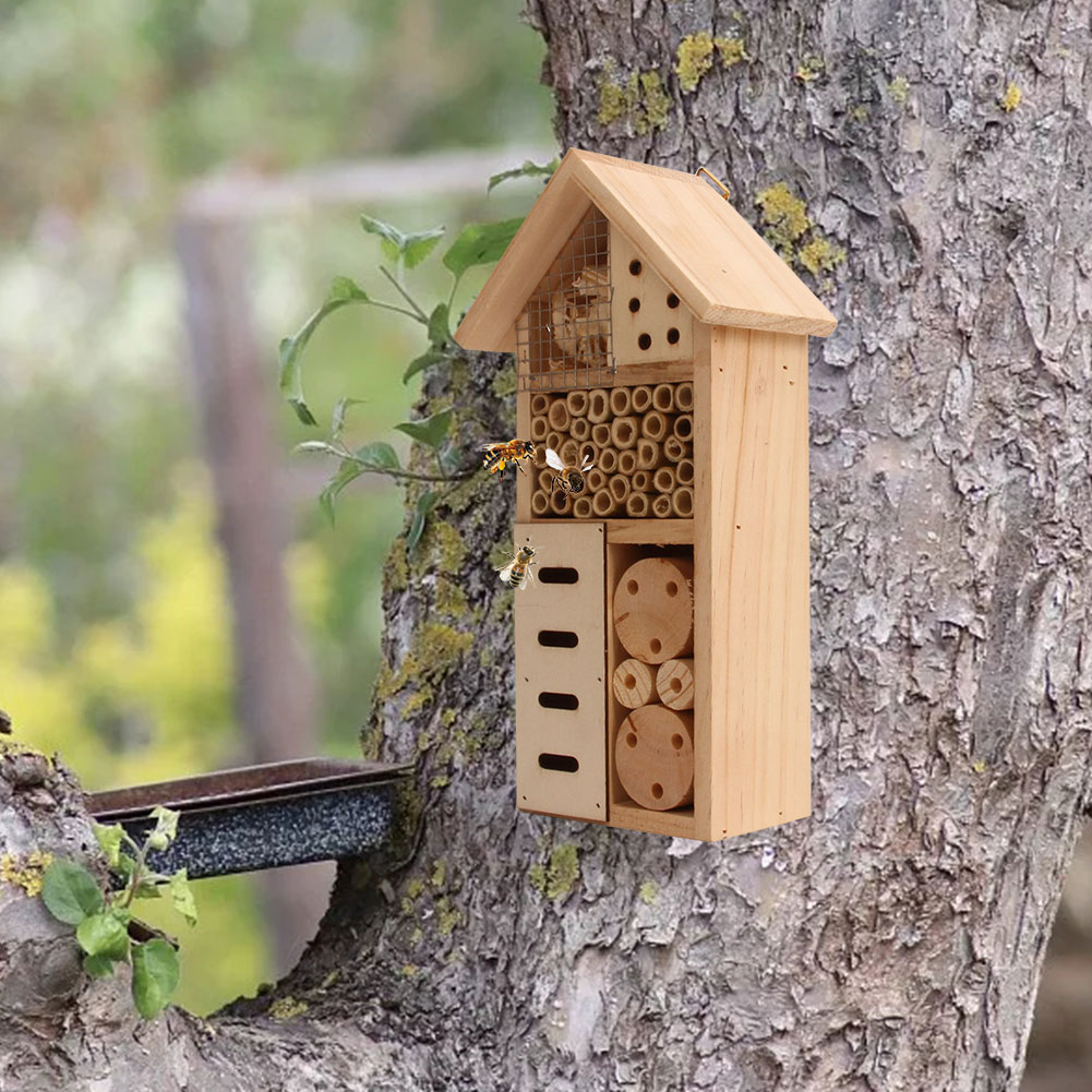 Skanto | Insekt hus laget av tre – Biene og insekt vennlig habitat for hage og terrasse