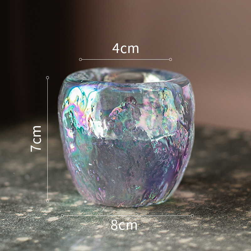 Skanto | Glass Tealight Holder – Dekorativt Lysestake laget av Klart Glass for Koselig Belysning