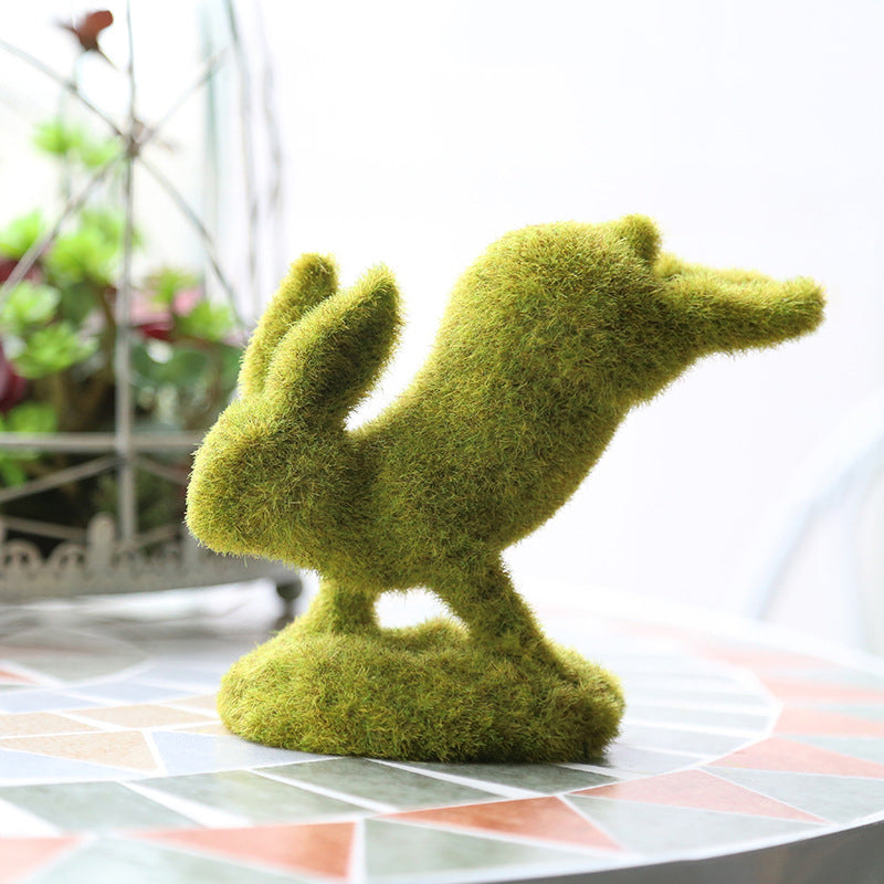 Skanto | Simulert Flocking Kanin Ornament