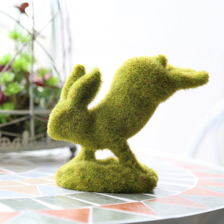Skanto | Simulert Flocking Kanin Ornament