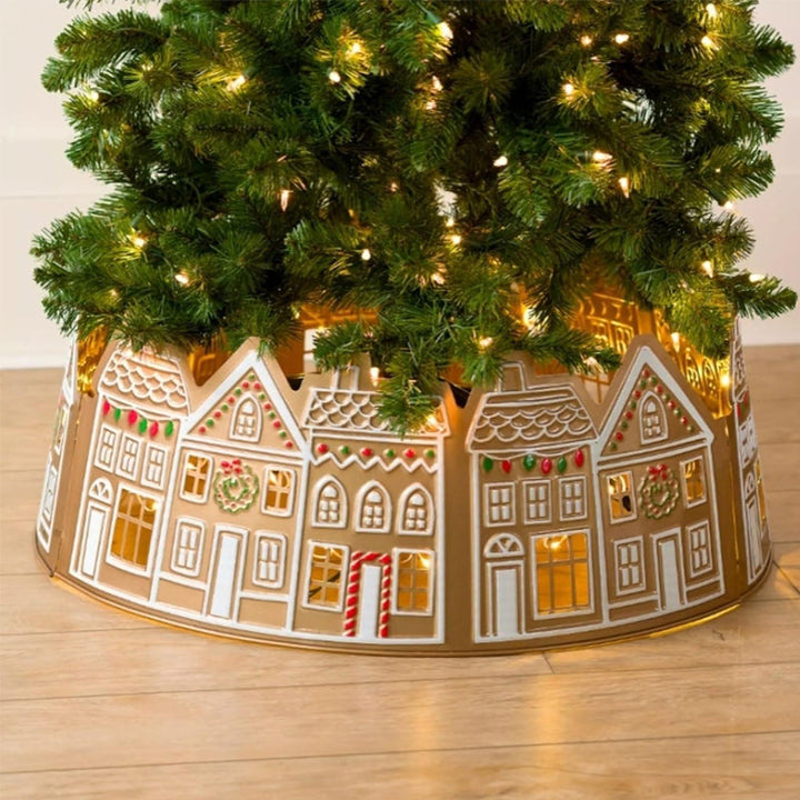 Skanto | LED Juletrekjole – Lebkuchenhus Design i PVC