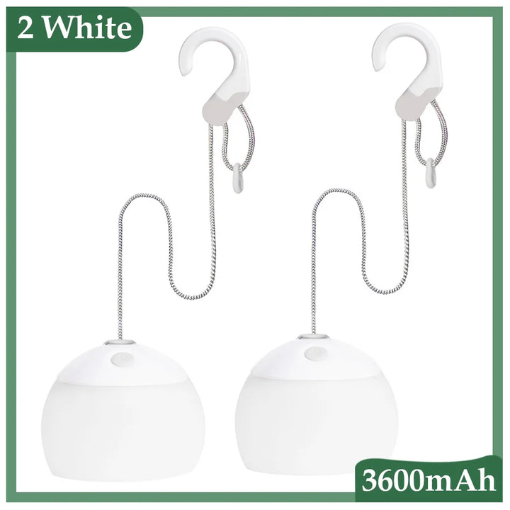 Skanto | Retro LED Campinglampe - Oppladbar USB Lys