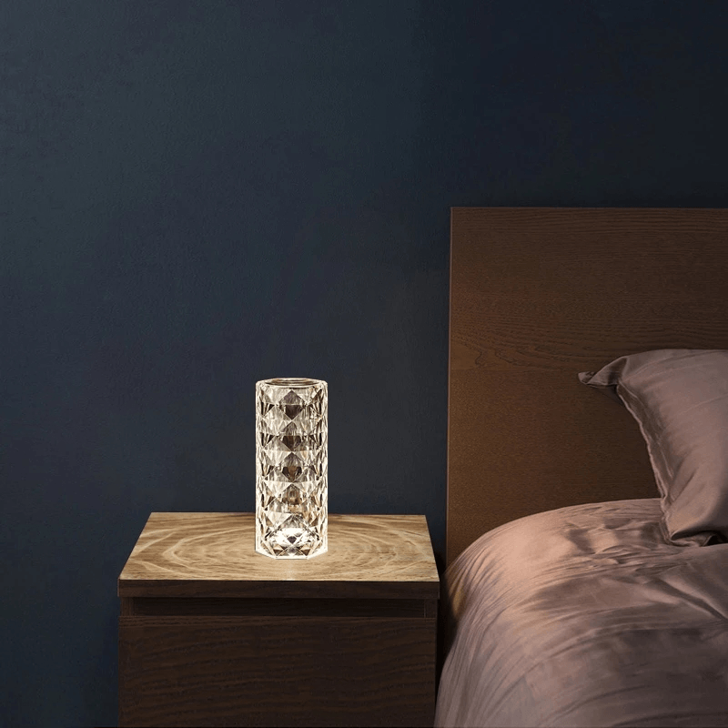 Skanto | Rose Rays Krystall Diamant Bordlampe