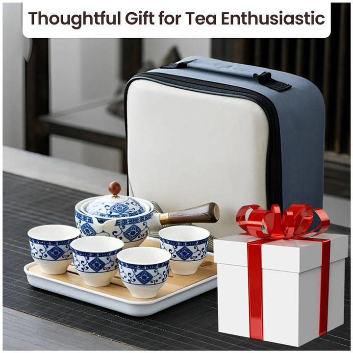 Skanto | Porselen Gongfu Teaset – Tidløs Eleganse, Perfekt Teopplevelse