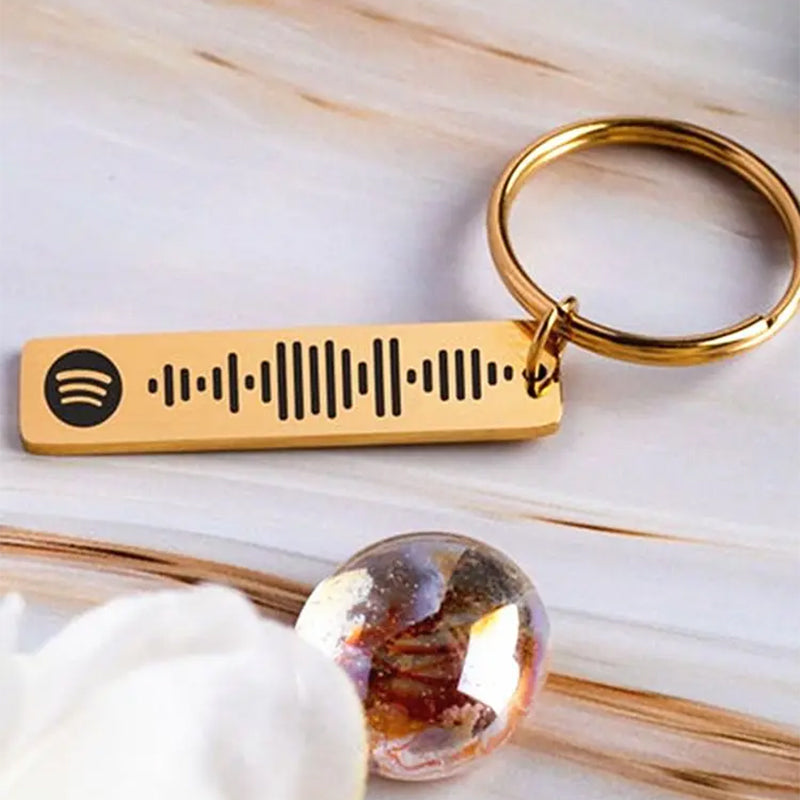 Skanto | Music Code Plaque Nøkkelring