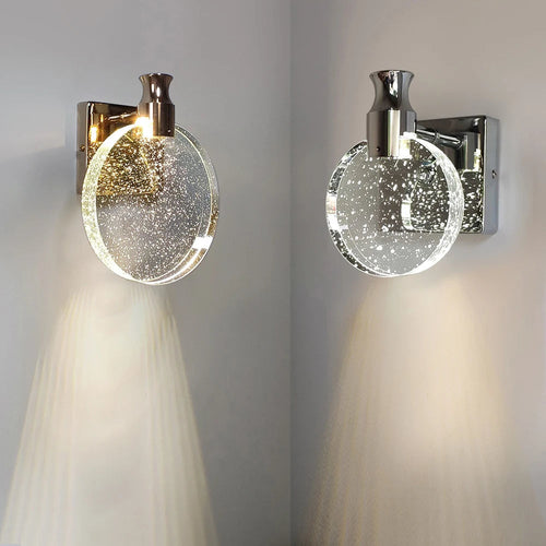 LumièreCéleste – Elegant Gullvegglampe for Atmosfæriske Interiører Skanto