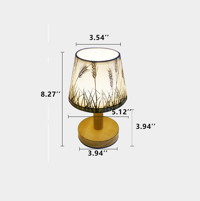 Skanto | Vintage Lin Futteral 1-Lys LED Bordlampe