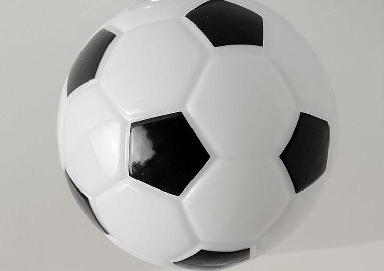 Skanto | SportLume Kreativ Taklampe | Basketball & Fotball Design | Halvmontert | Glasslampe