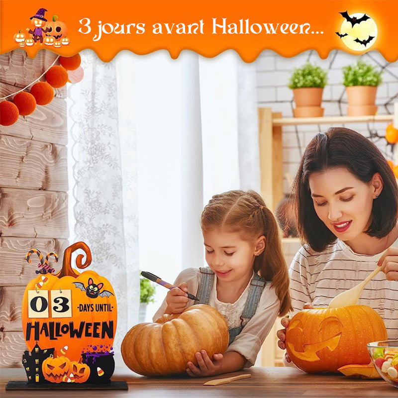 Wood Halloween Advent Calendar | Skanto