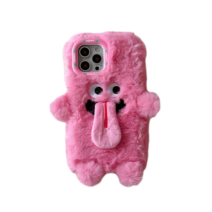 Skanto | Morsom tungsten ut plush telefonholder for iPhone