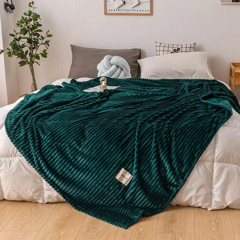 Skanto | Tykk Flanell Høstteppe - WarmHaven