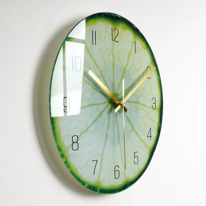 Skanto | Stor Glassveggklokke med Elegant Design Luxorix