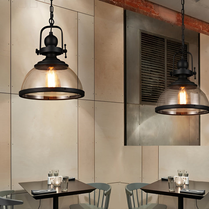 Skanto | Antikk Glass Jern Retro Industriell Kransekage Pendellamper Taklamper