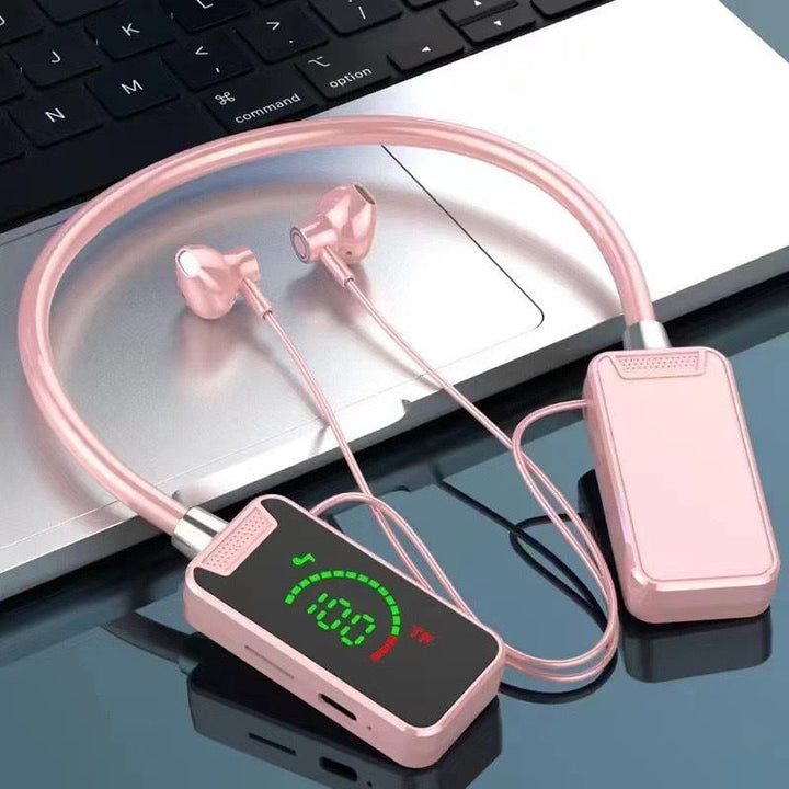 Skanto | Nakkerem Digital Skjerm Bluetooth Hodetelefoner