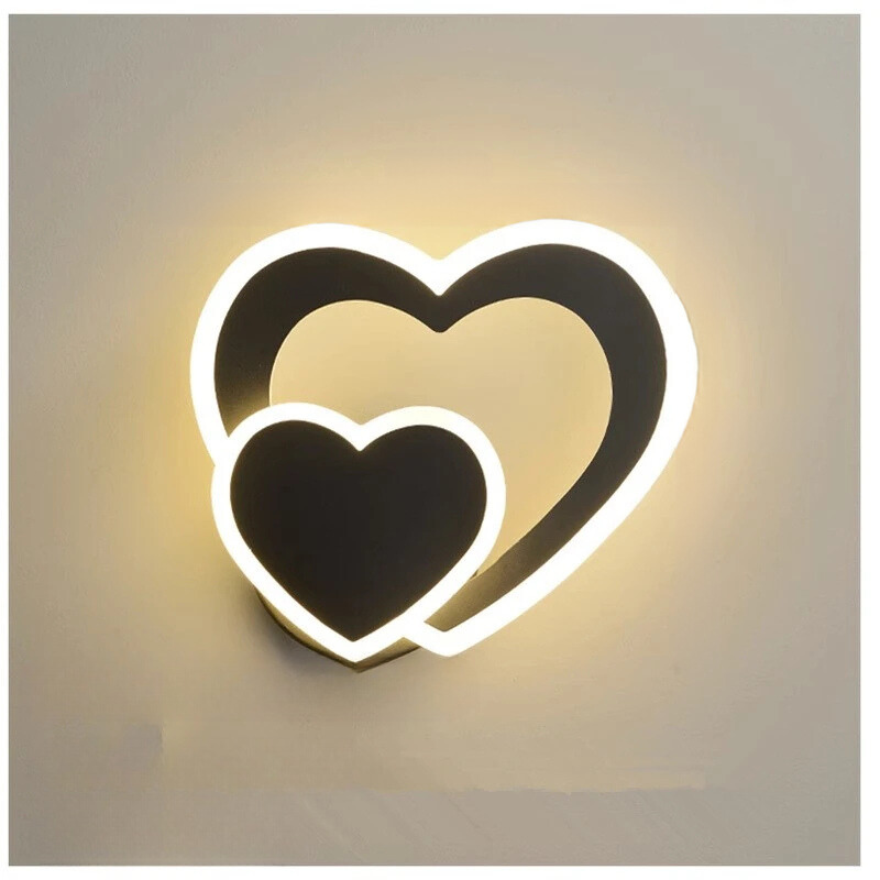 HeartGlow Vegglampe - Moderne LED Belysning Skanto