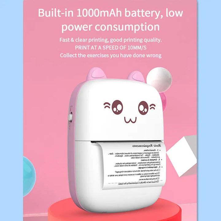 Bærbar termisk mini fotoprinter Skanto