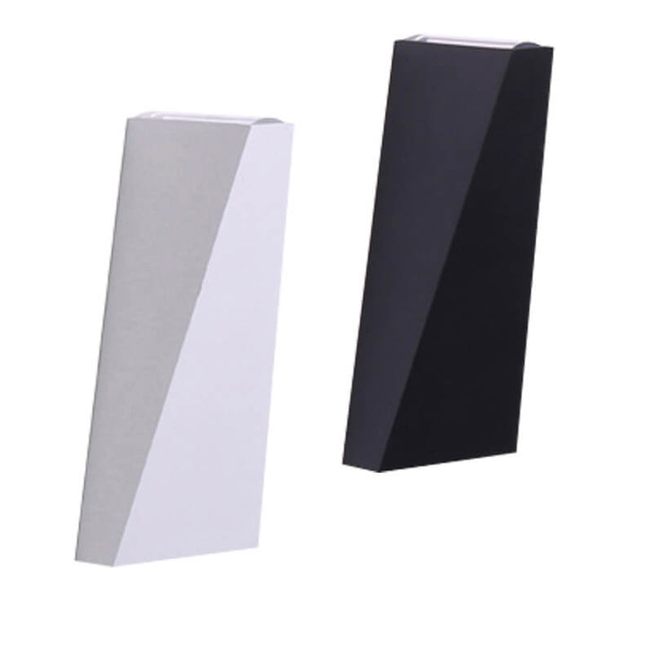 Enkel trapezoidal utendørs vanntett LED 2-lamputendørslampe | Skanto