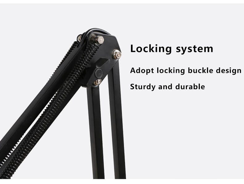 Skanto | LED Foldbar Lang Arm Klips Øyevern USB Leselampe