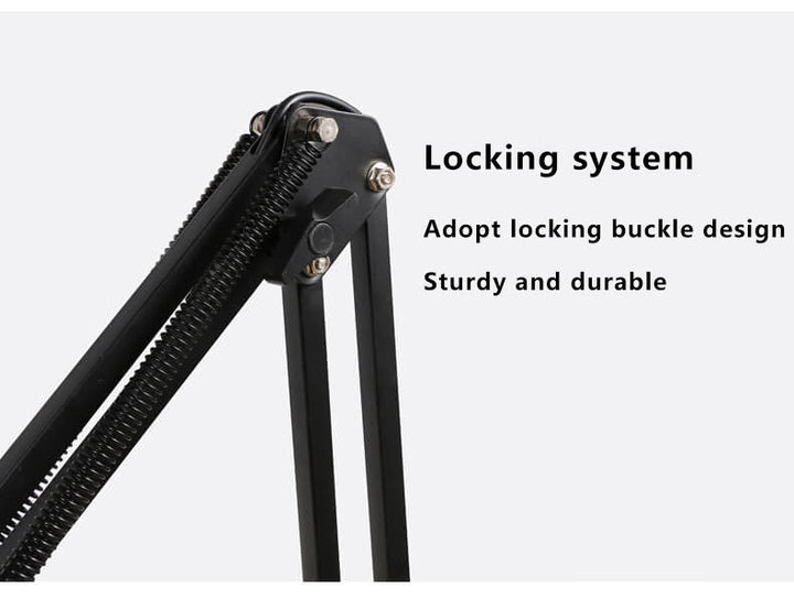 Skanto | LED Foldbar Lang Arm Klips Øyevern USB Leselampe