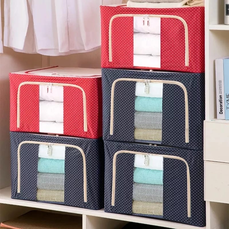 Folding Storage Box For Clothes - 55 Ltr Skanto