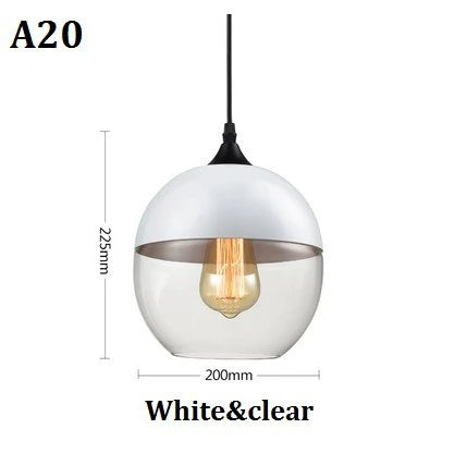 Skanto | EternaGlow Pendellampe laget av Glass og Tre | Elegant Design for Ditt Hjem