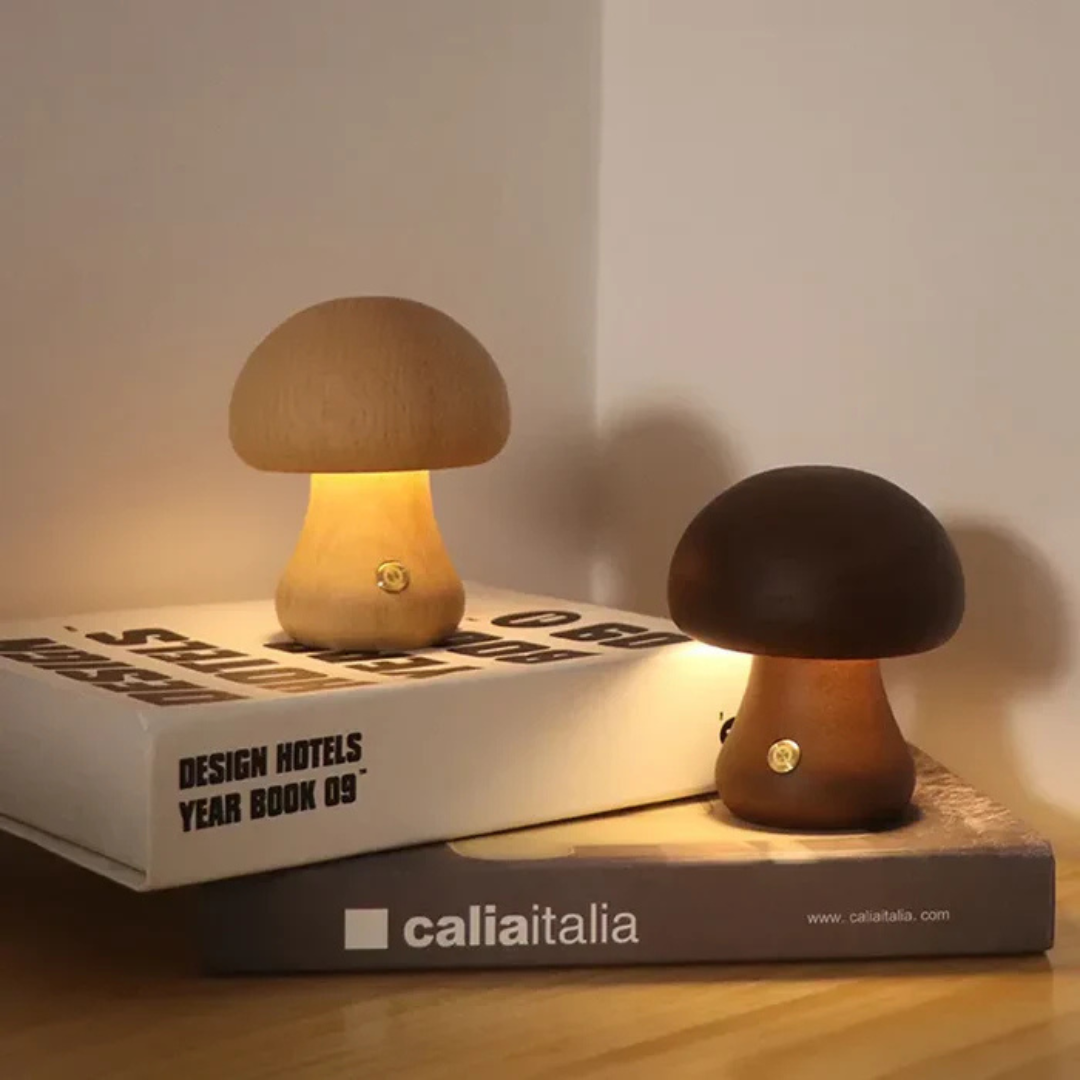 Skanto | Oppladbar Bordlampe Laget av Tre