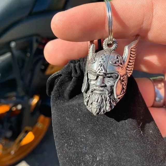 Skanto | Viking Gud Vokter Ride Klokke Nøkkelring