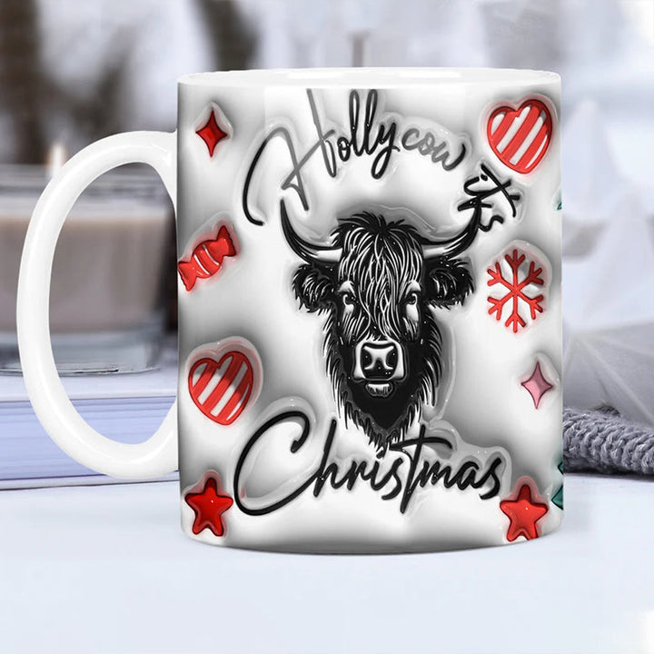 Highland Cow Keramisk Kaffe Mugge | Skanto