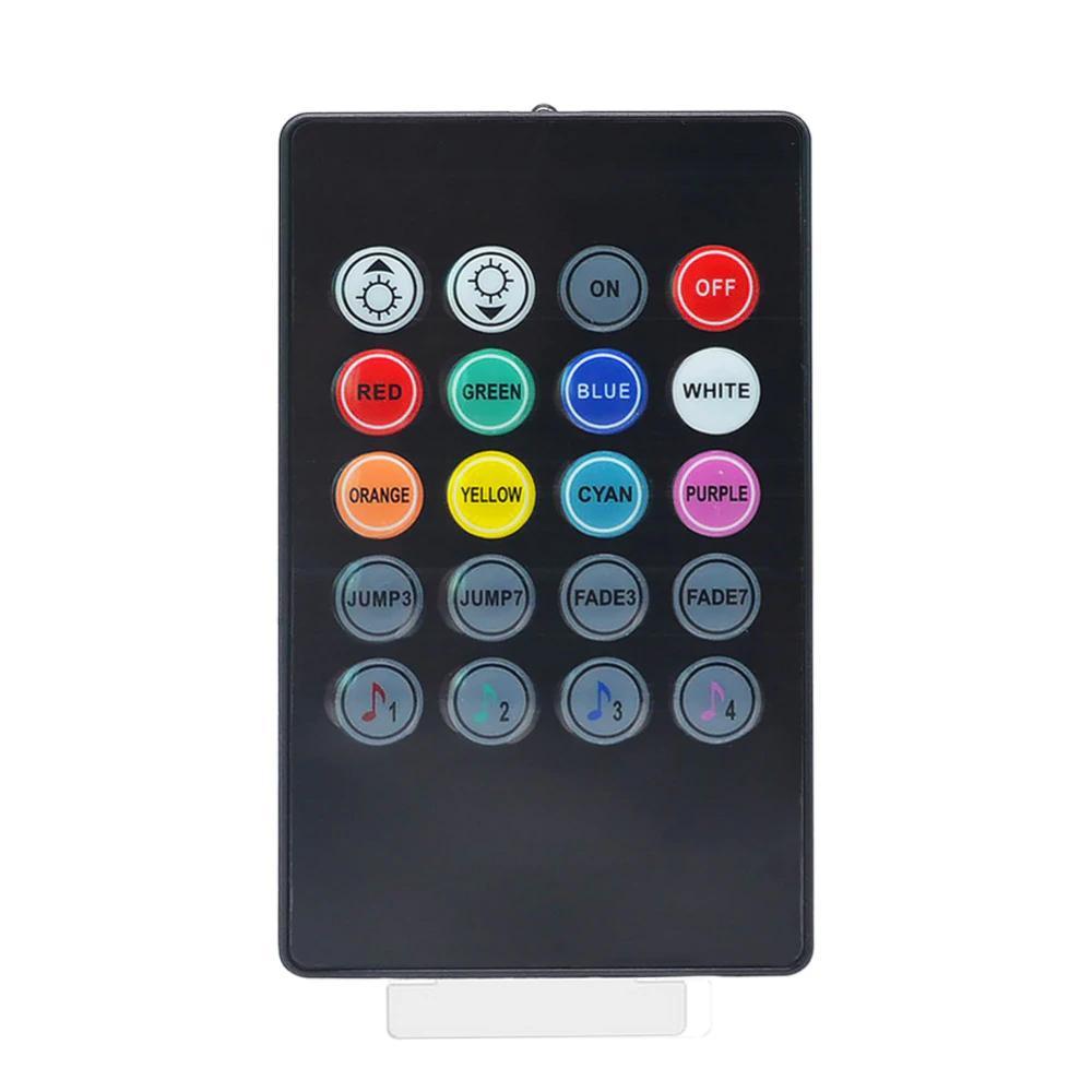 Skanto | Car RGB LED Strip Light Trådløs Fjernkontroll og Talekontroll