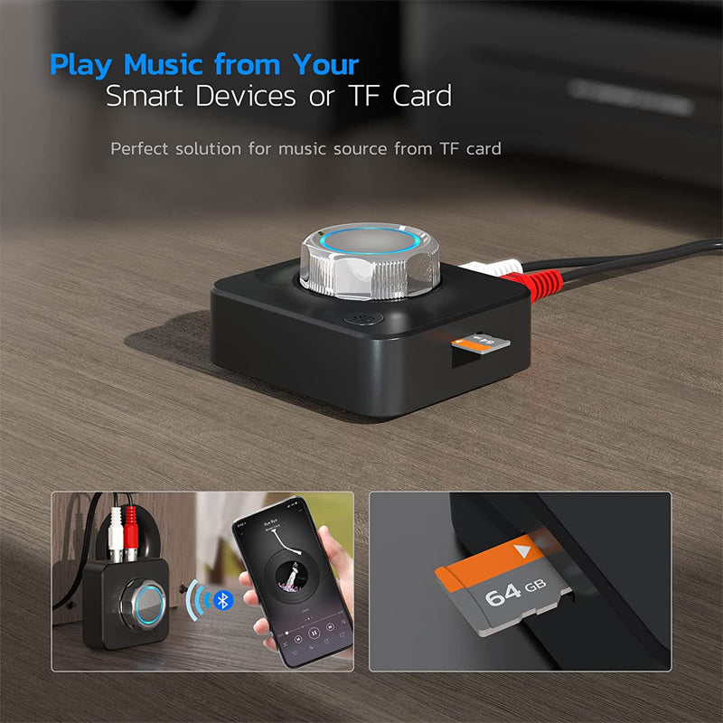Bluetooth 5.0 Audio RCA Mottaker | Skanto