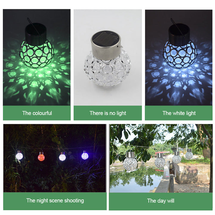 Skanto | Solfylt hengende lantern ute vanntett sollamper