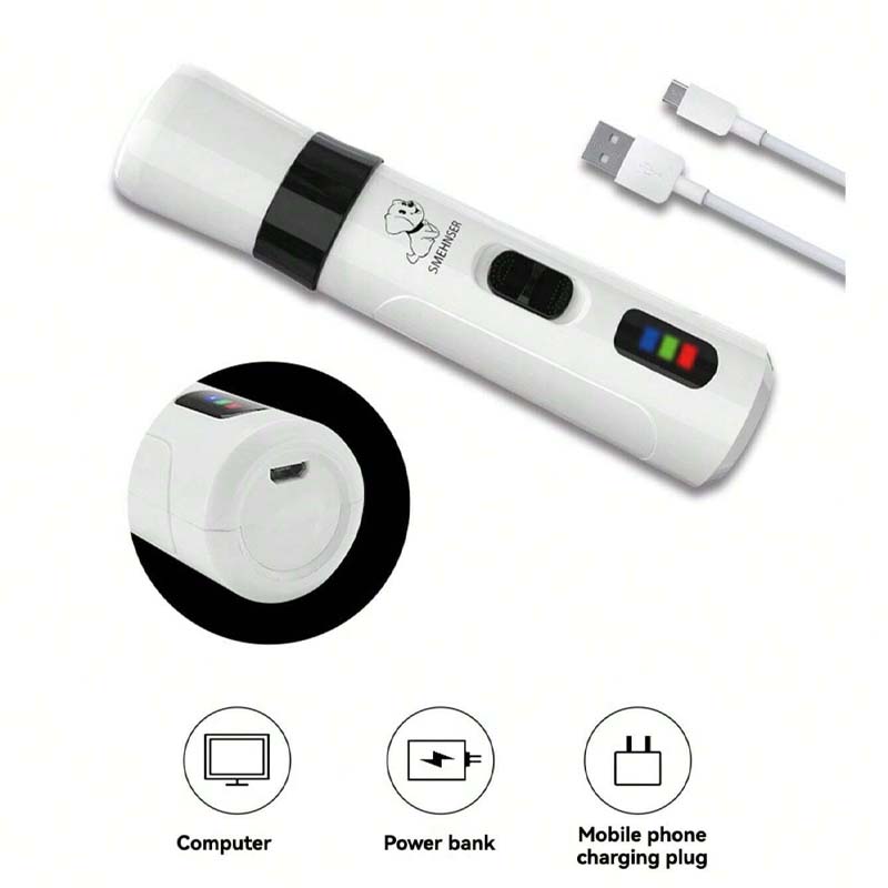 Skanto | Oppladbar USB Lader Elektrisk Kjæledyr Neglefil