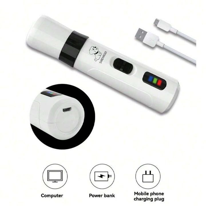 Skanto | Oppladbar USB Lader Elektrisk Kjæledyr Neglefil