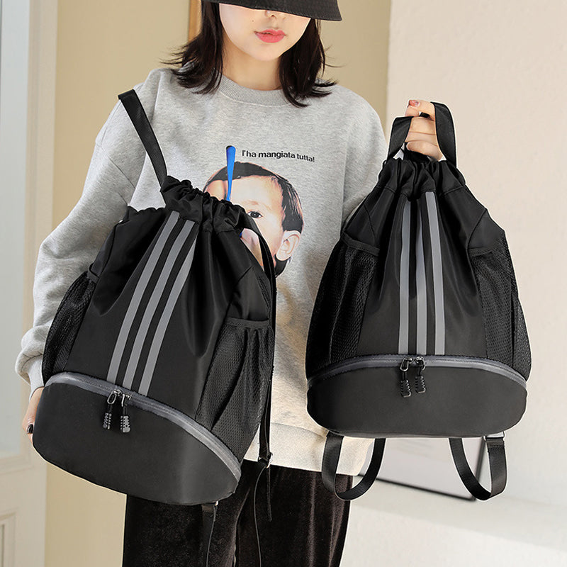 Sport bag laget av nylon med trekkord | Skanto
