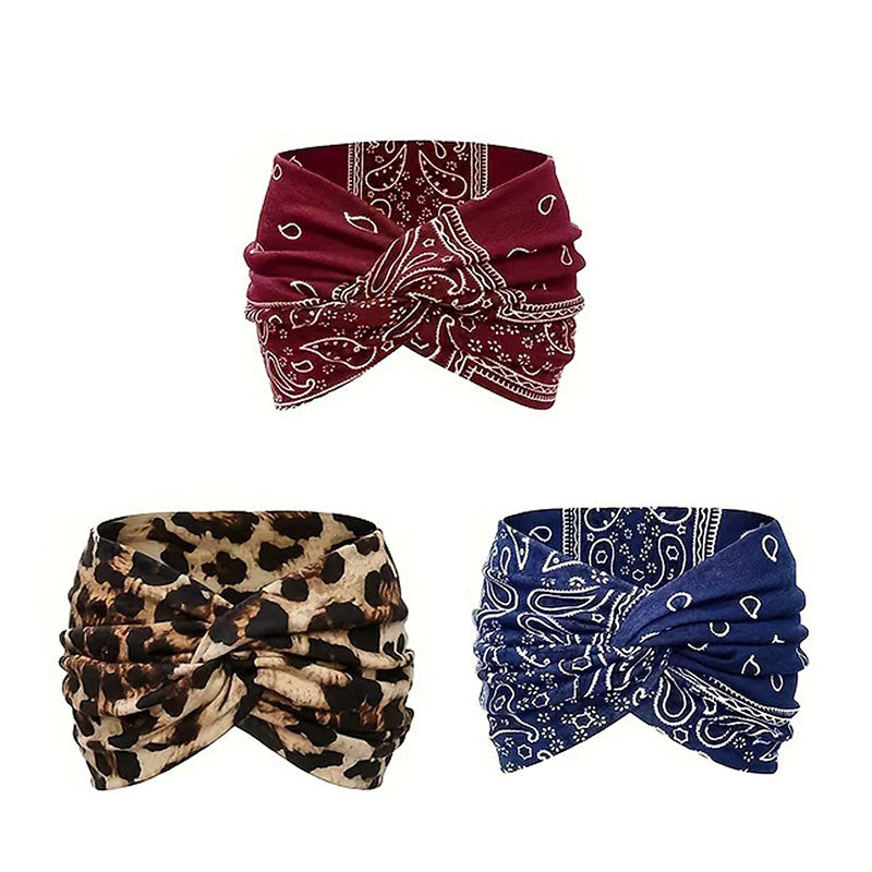 Skanto | Vintage Stil Bred Tie-Dye Hodebånd
