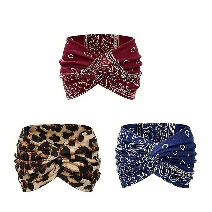 Skanto | Vintage Stil Bred Tie-Dye Hodebånd