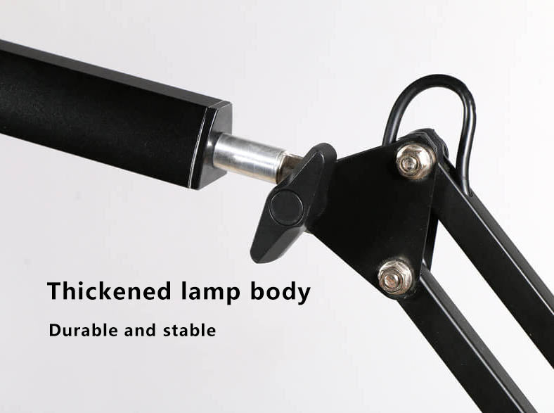 Skanto | LED Foldbar Lang Arm Klips Øyevern USB Leselampe