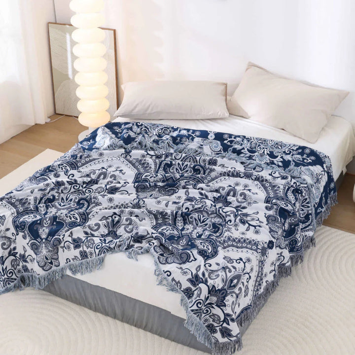 Skanto | Paisley Dream Bomulls Tassel Teppet