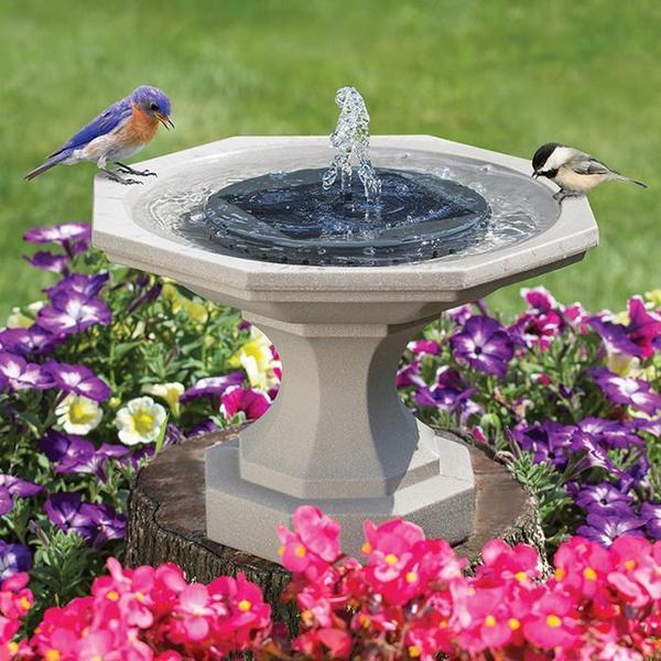 Skanto | Solar Bionic Fountain for Gardens Fødselsbad for Gulv / Grunn