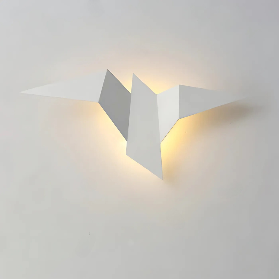 Skanto | Origami Vegglampe – Unik Veggbelysning i Japansk Stil for Stue og Soverom