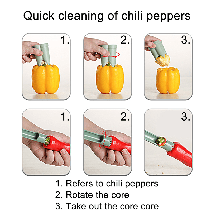 Skanto | 2-i-1 Frukt Paprika Kjerneuttrekker