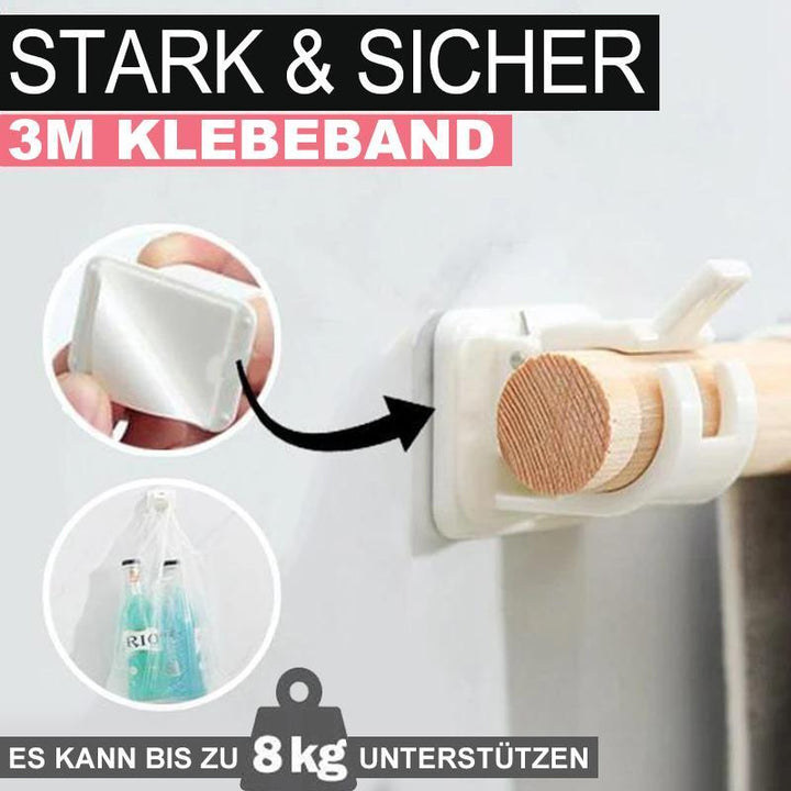 Skanto | Nagelfrie justerbare stangholdere (2 stk)