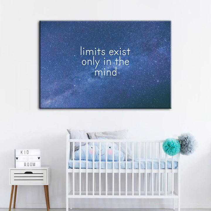 Galaxy Motivation - Lerret Veggkunst Maleri