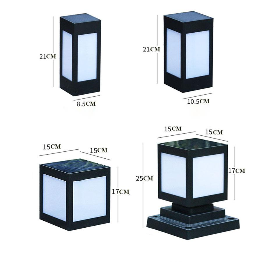 Skanto | Solar LED hage lampe i firkantet design – dekorativ utendørs belysning for stier og terrasse