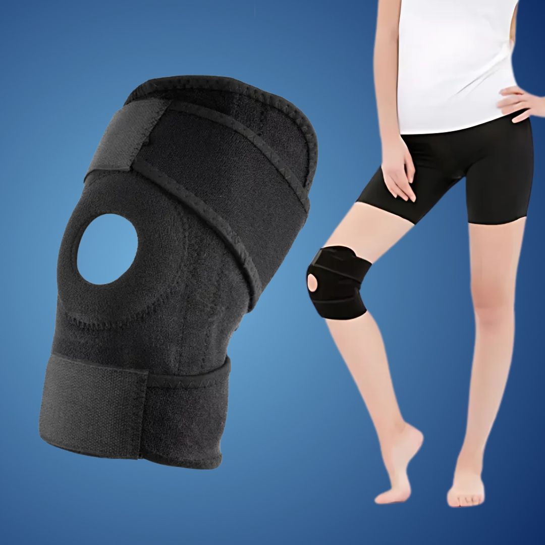 ProFlex Kneebind med justerbart trykk | for smertelindring - skaderehabilitering - artritt og sportsstabilitet Skanto