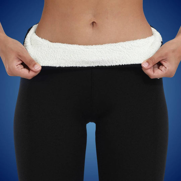 WarmFlex Høyde Waist Varme Fleece Leggings | Vinter Legging for Kaldt Vær - Varme Legging - for Utendørs Aktiviteter Skanto
