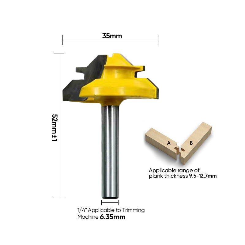 Skanto | Router Bit 45-graders limfuge låsemiter