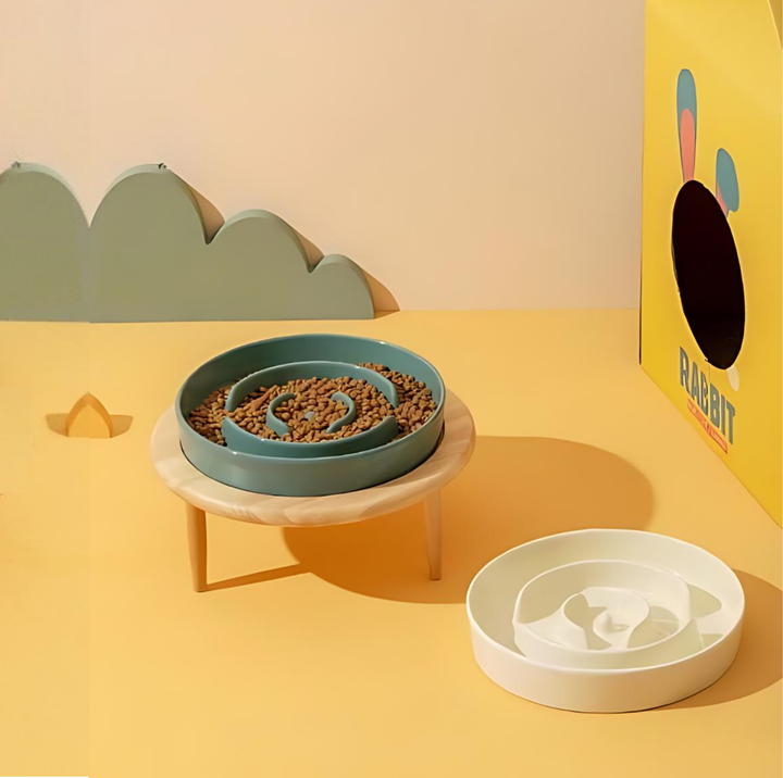 Skanto | SlowCeramic - Elegant Håndlaget Fôrskål for Kjæledyr
