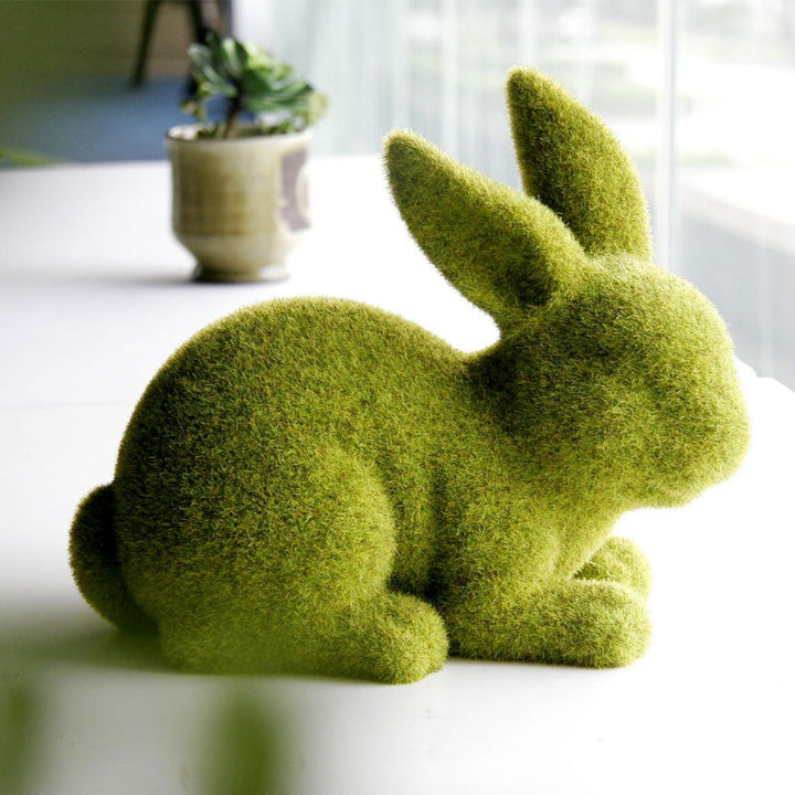 Skanto | Simulert Flocking Kanin Ornament